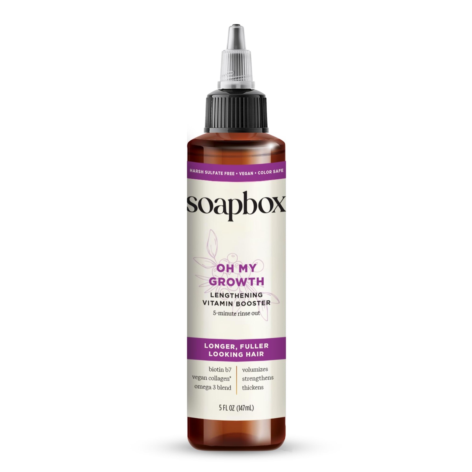 Oh My Growth, Lengthening Vitamin Booster Hair Treatment – Leaves Hair Thicke…