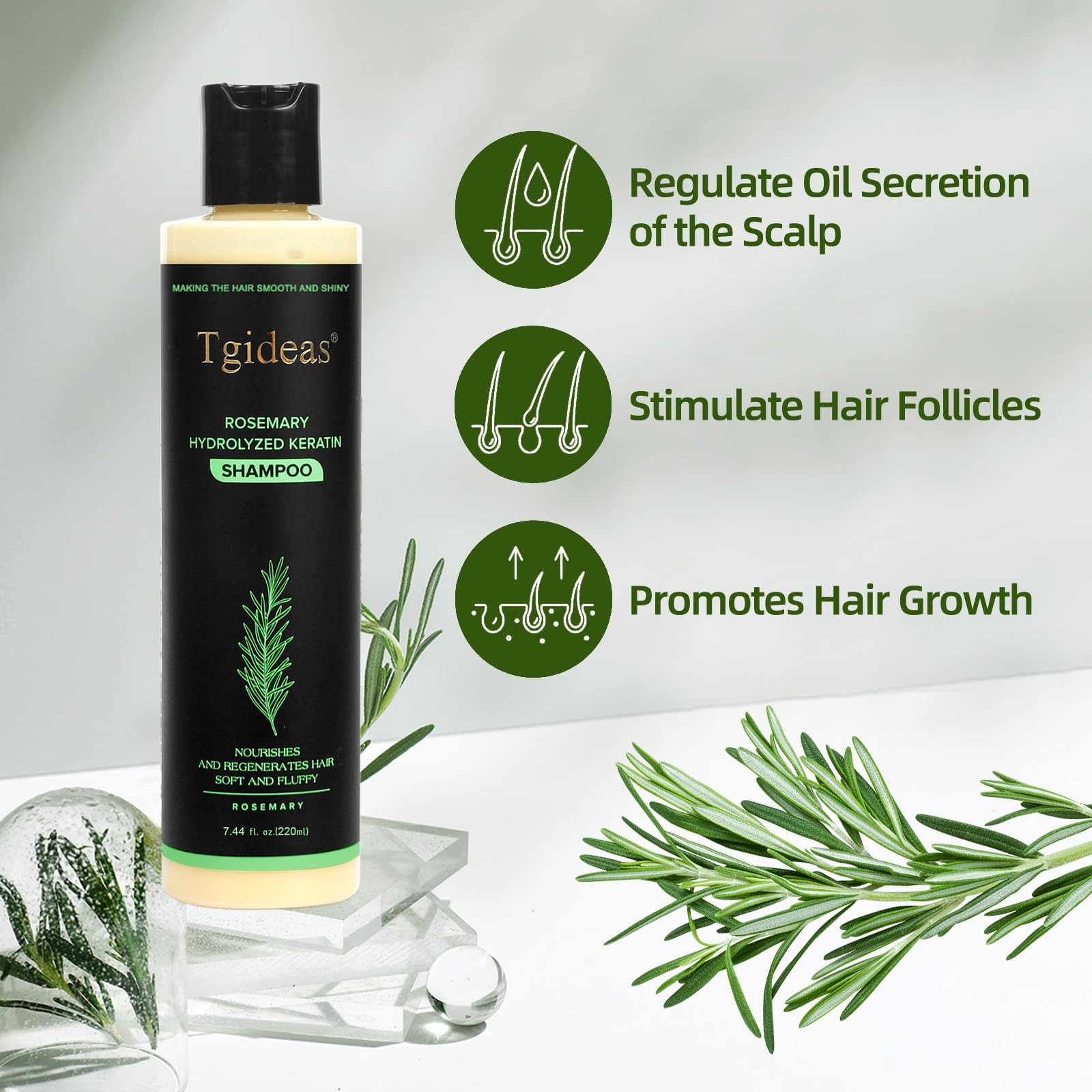 Tgideas Organic Rosemary Hair Loss 7.4 fl.oz