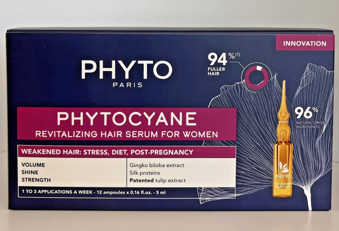 Phyto Phytocyane Anti Hair Loss Reactional Treatment Women 12 x 5ml