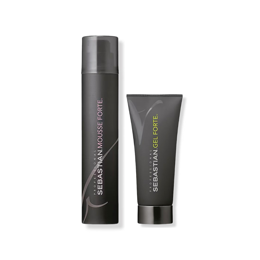 Sebastian Mousse Forte MOUSSE Strong Hold 7oz + Sebastian Gel Forte