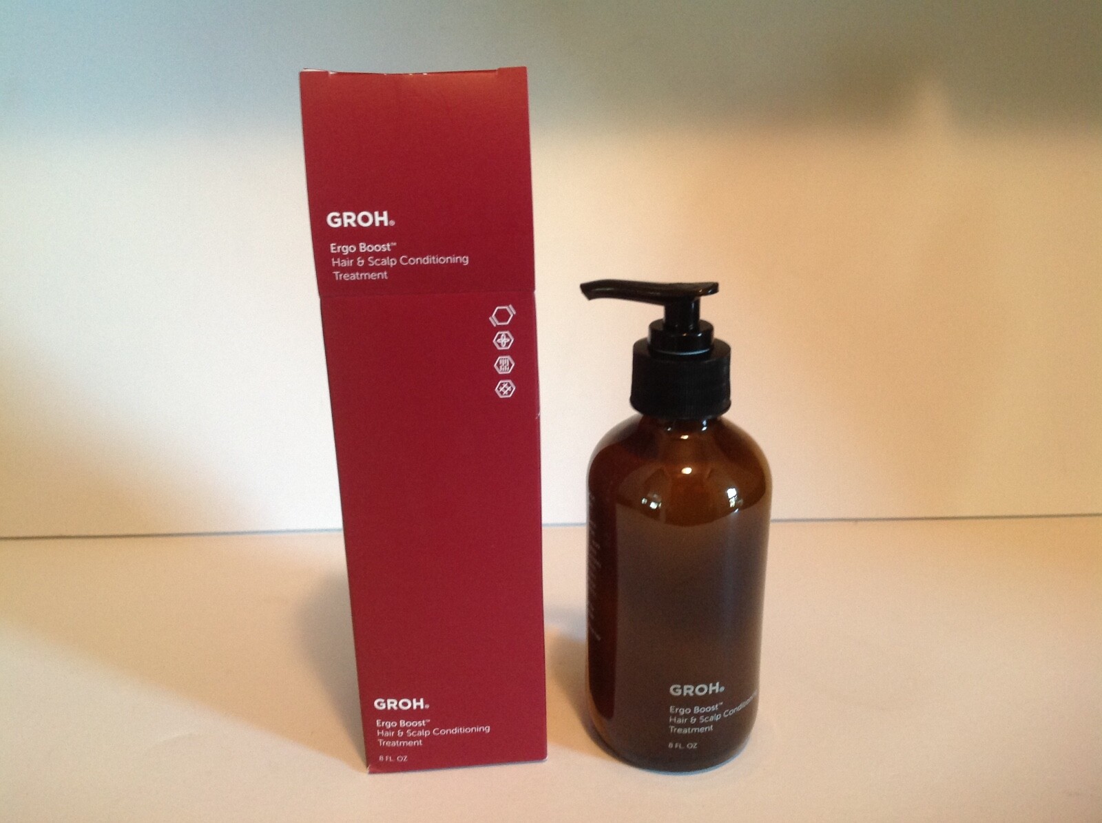 GROH Ergo Boost Hair and Scalp Conditioning Treatment 8 fl oz – ORGANIC – NIB