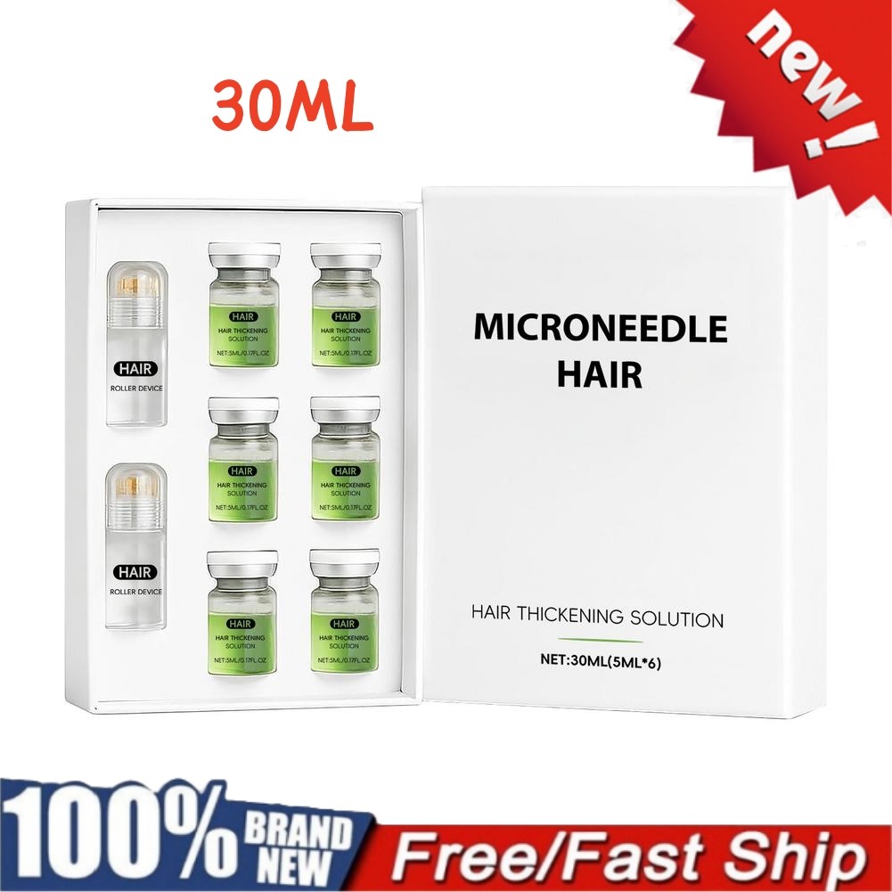 Microneedle Hair Solution Hair Roller Serum – Hair Thickening Care 30ml