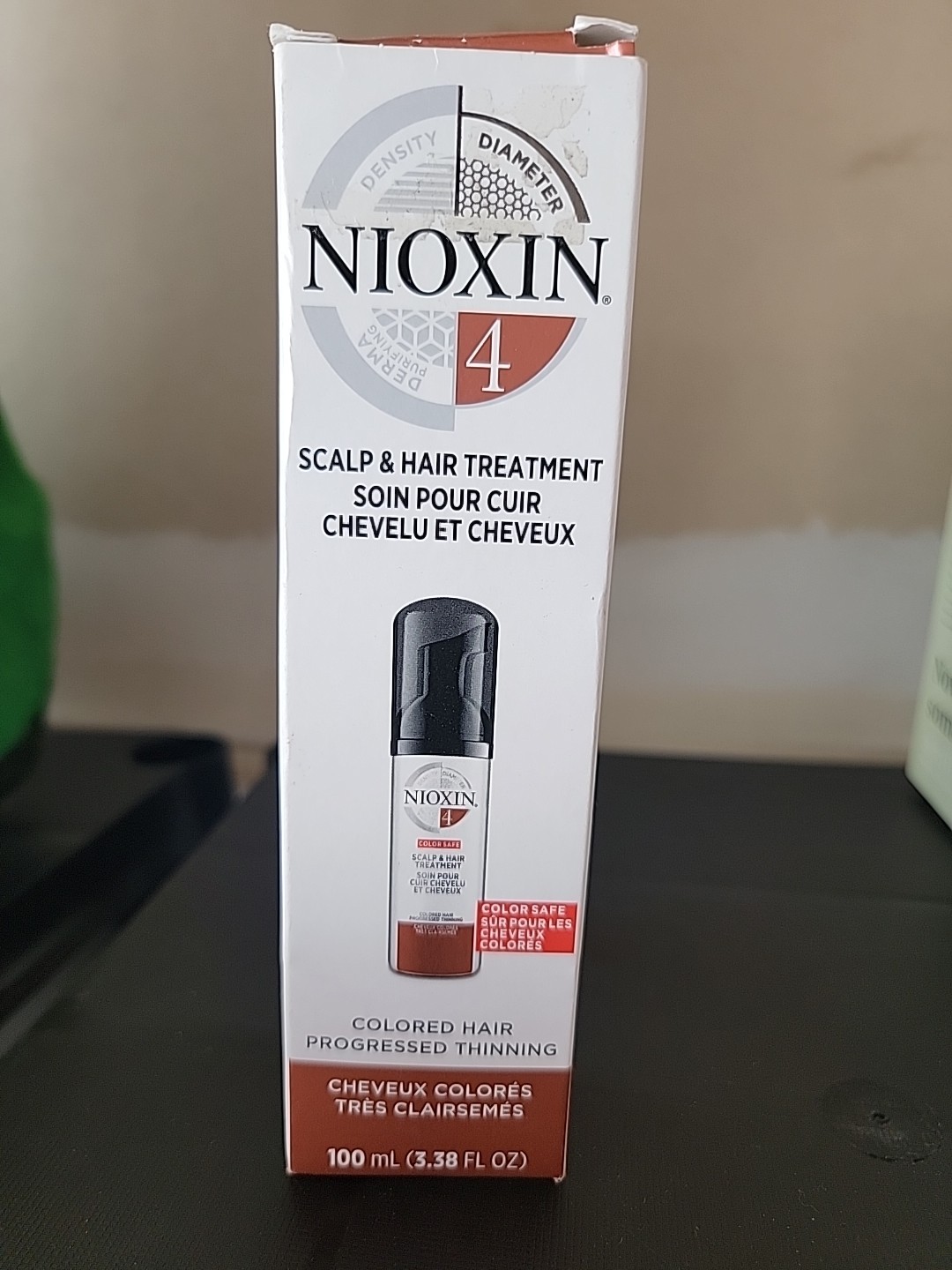 NIOXIN 4 Scalp & Hair Leave-In Treatement for Colored Hair – 3.38 oz