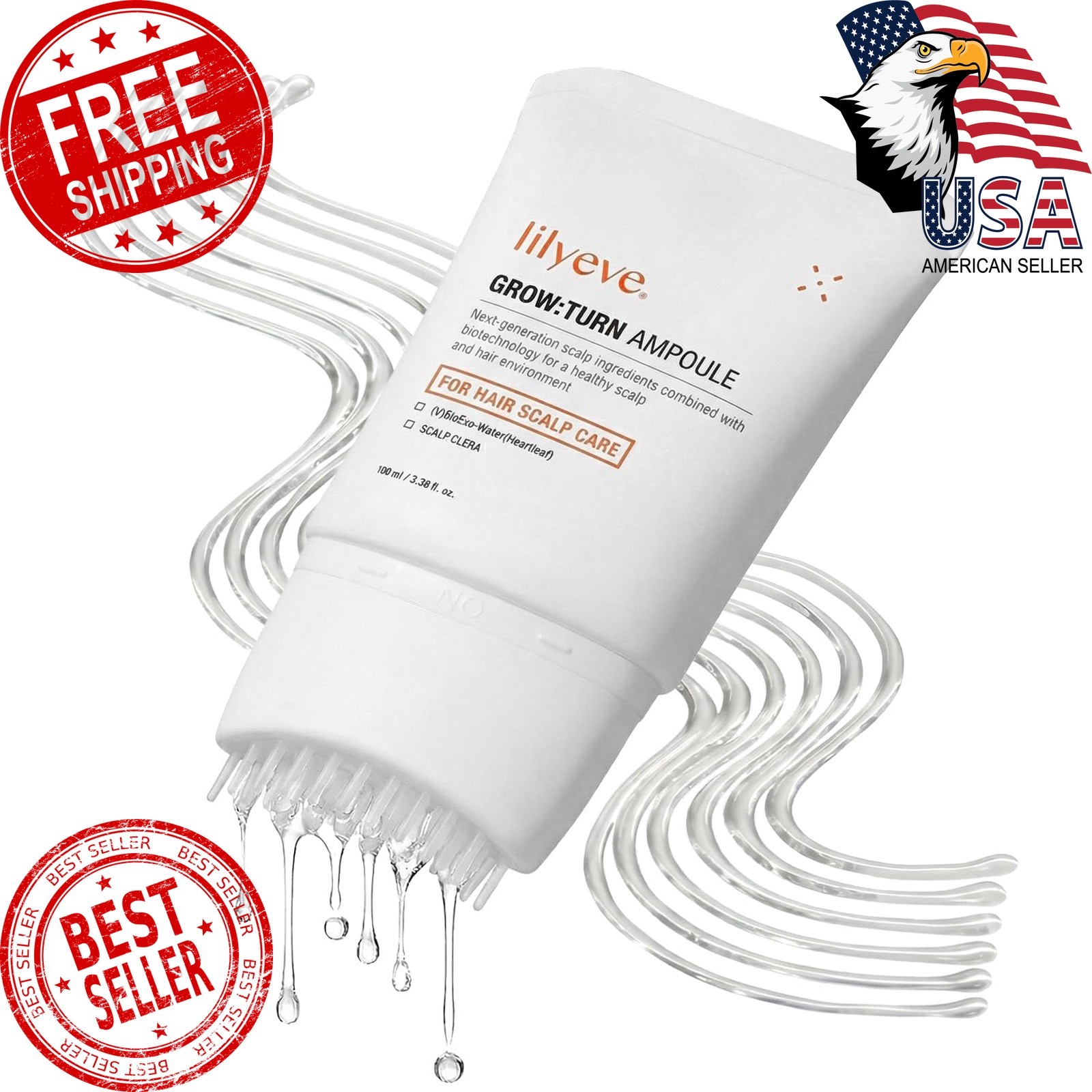 lilyeve Hair Growth Serum 3.38 Fl Oz