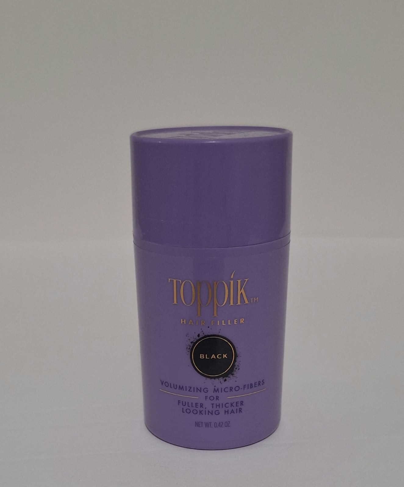 Toppik Hair Filler BLACK Volumizing Micro Fibers Fuller Thicker 0.42oz Brand New