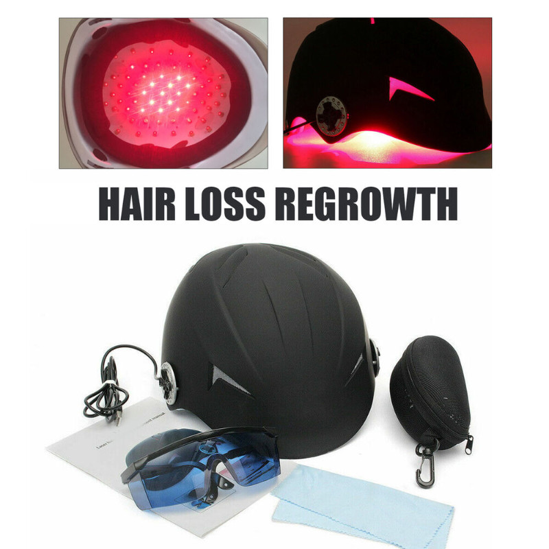 Therapy Hair Loss Regrowth /Growth Treat Helmet Alopecia Laser Cap 64 Diodes USA