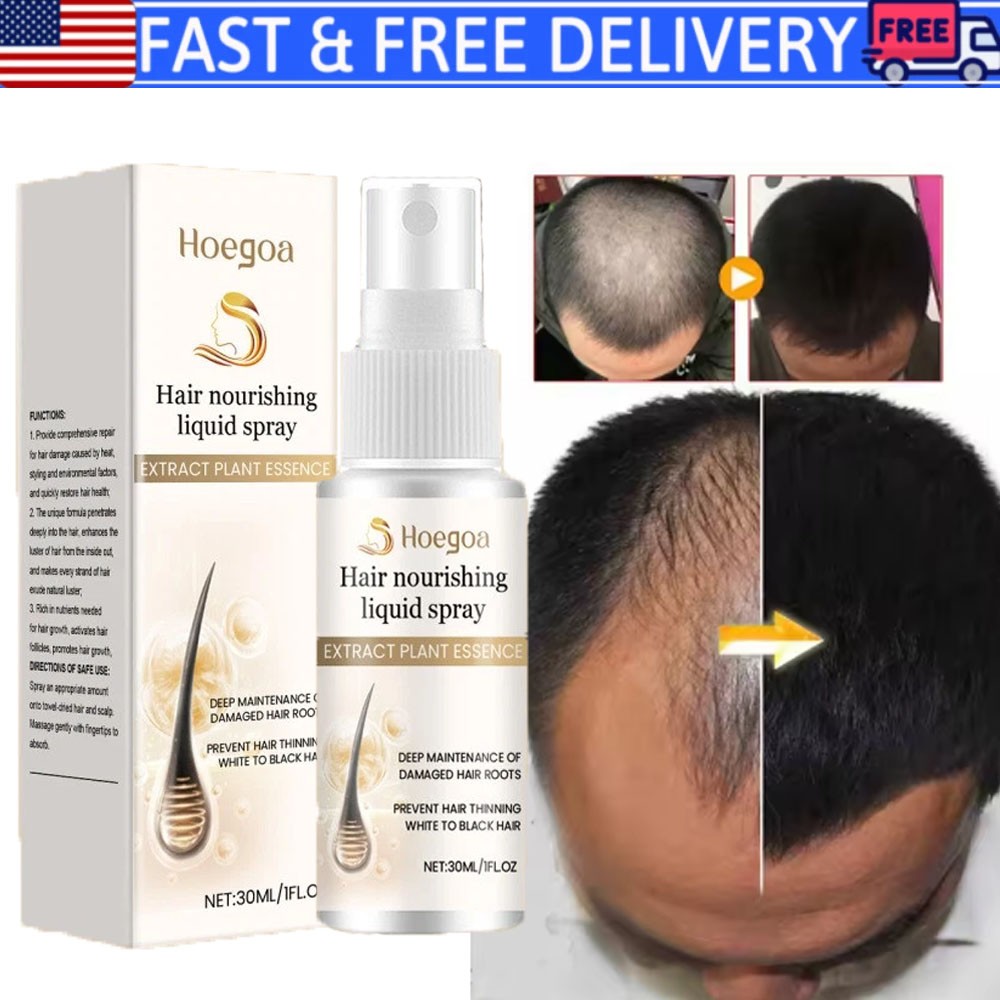 Quick Hair Growth Dense Regrowth Serum Oil Anti-Loss Remedy Spray Men Women
