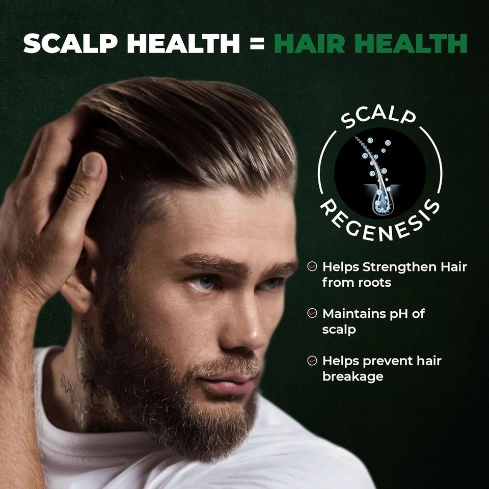 BEARDO Hair Loss Vegan Thickening Shampoo 200 Hair Loss Treatment Men and Women