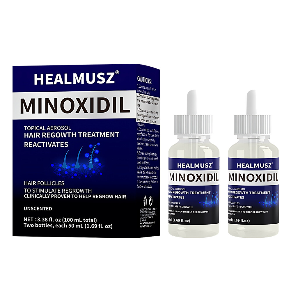 4Pcs Minoxidil 5% Hair Regrowth Treatment Hair Loss &Growth Scalp Liquid For Men