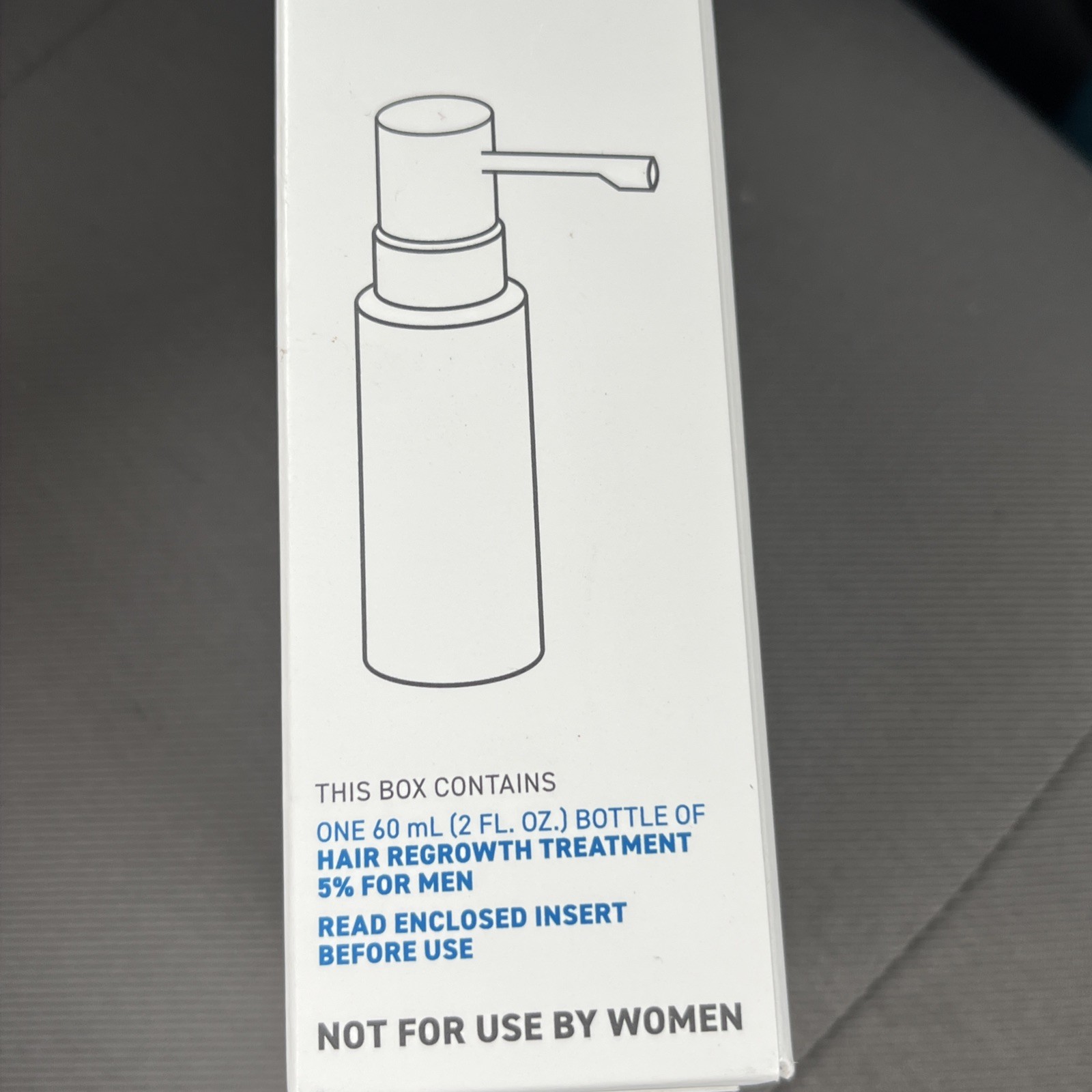 Bosley MD 5% Hair Growth Spray 2oz ONE MONTH SUPPLY FOR MEN