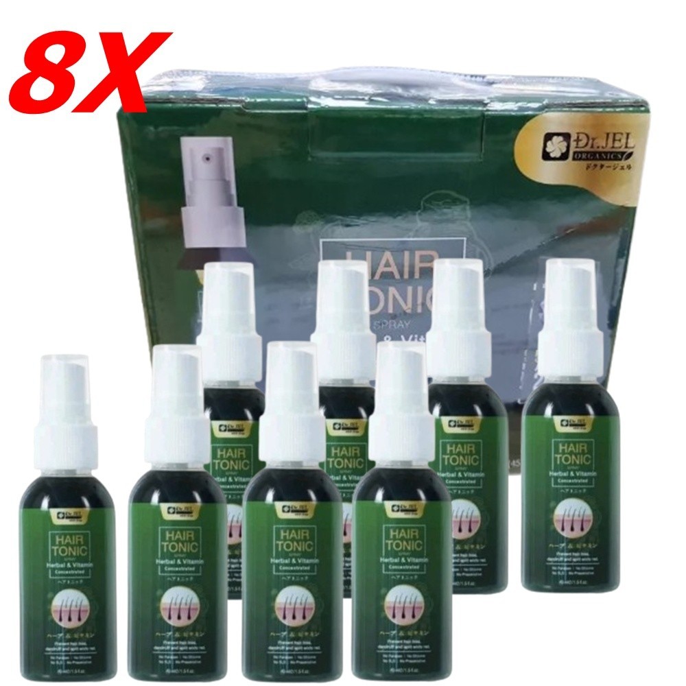 8X Hair Thickening Tonic Spray Regrowth Building Prevent Hairloss Baldness 45 ml
