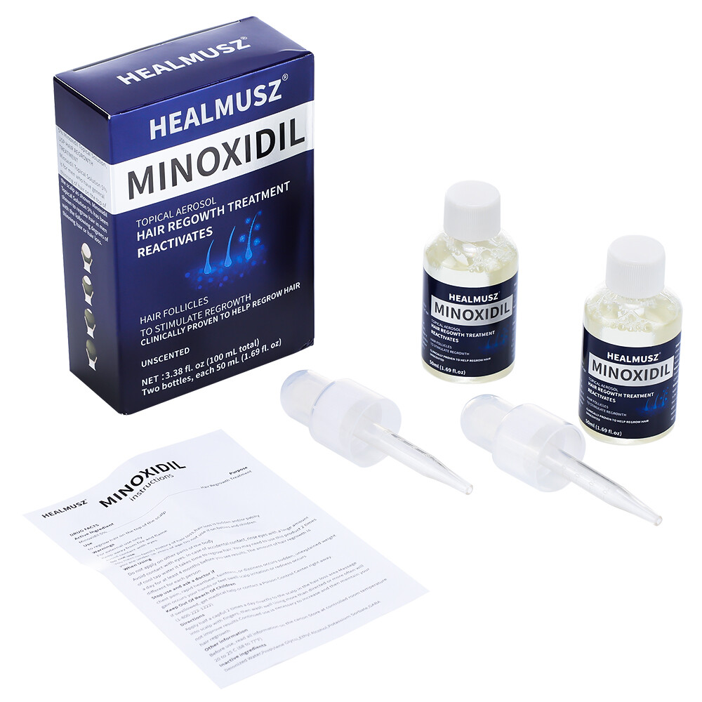 4Pcs Minoxidil 5% Hair Regrowth Treatment Hair Loss &Growth Scalp Liquid For Men