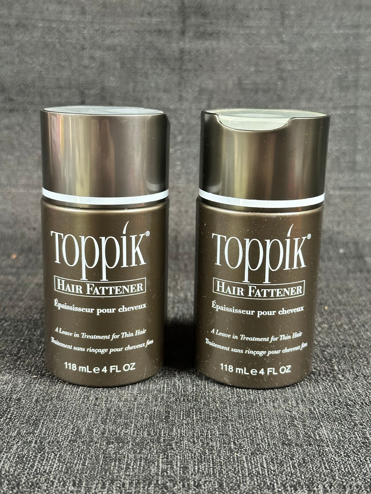 2x Toppik Hair Fattener Leave In Treatment for Thin Hair 4oz Each Loss Repair